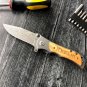 Personalized Gift for Men Pocket Hunting Knife Blade Folding Custom Design