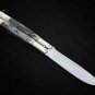 Personalized D2 TOOL STEEL ORIGINAL Folding KnifeBrass with Jigged Bone Inserts