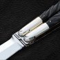 Personalized D2 TOOL STEEL ORIGINAL Folding Knife Stainless Kamagong Wood Inserts With Sheath