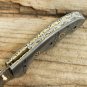 Handmade Damascus Steel Elegant Design Functional 7â EDC Pocket Folding Knife