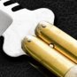 Personalized 440c Stainless steel Folding Knife Brass with Philippine Deer Horn Inserts