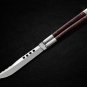 Personalized Custom 440c Stainless steel Folding Knife with Kamagong Wood Inserts
