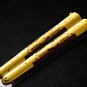 Personalized Custom 440c Stainless steel Folding Knife Brass with Kamagong Wood Inserts