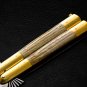Personalized Custom 440c Stainless steel Folding Knife Brass with Bone Inserts With Sheath