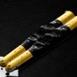 Personalized Custom 440c Stainless steel Folding Knife Brass with Carabao Horn Inserts