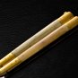 Personalized Custom 440c Stainless steel Folding Knife Brass with Bone Inserts With Sheath
