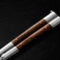Personalized Custom Handmade 440c Folding Knife Stainless with Kamagong Wood Inserts