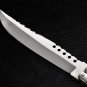 Personalized Custom 440c Stainless steel Folding Knife Stainless Steal with Kamagong Wood Inserts