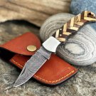 Awesome Damascus Knife Folding WINTERFELL Custom Handmade Pocket Knives Premium Quality