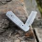 Liner Lock 7" Handmade Damascus Steel Pocket Knife Damascus Steel Handle Folding Knife