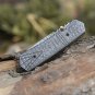 Liner Lock 7" Handmade Damascus Steel Pocket Knife Damascus Steel Handle Folding Knife