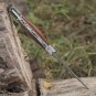 Back Lock 9" Handmade Damascus Steel Pocket Knife Pakka Wood Handle Folding Knife