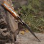 Personalized Custom Handmade Damascus Steel Pocket Knife Folding Blade With Resin Handle