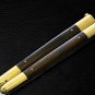 PERSONALIZED VG10 ORIGINAL SUPER STEEL HANDLE MATERIALS BRASS WITH KAMAGONG WOOD INSERTS + SHEATH