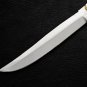 CUSTOM ORMOUSEVG1 0 ORIGINAL SUPER STEEL HANDLE MATERIALS BRASS WITH KAMAGONG WOOD INSERTS + SHEATH