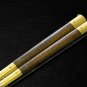PERSONALIZED VG10 ORIGINAL SUPER STEEL HANDLE MATERIALS BRASS WITH KAMAGONG WOOD INSERTS + SHEATH