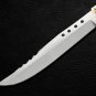 PERSONALIZED VG10 ORIGINAL SUPER STEEL HANDLE MATERIALS BRASS WITH KAMAGONG WOOD INSERTS + SHEATH