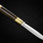 PERSONALIZED VG10 ORIGINAL SUPER STEEL HANDLE MATERIALS BRASS WITH KAMAGONG WOOD INSERTS + SHEATH