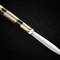 PERSONALIZED VG10 SUPER STEEL HANDLE MATERIALS &acirc;�� BRASS WITH BONE AND KAMAGONG WOOD INSERTS+SHEATH