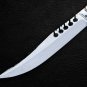 PERSONALIZED MONGOOSE D2 TOOL STEEL ORIGINAL FOLDING KNIFE BRASS WITH CARABAO AND DEER HORN INSERTS