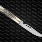 PERSONALIZED HANDMADE D2 TOOL STEEL FOLDING KNIFE BRASS WITH JIGGED BONE INSERTS WITH LEATHER SHEATH