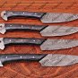 Damascus chef knives,Chef knife set,Kitchen knife set,Chef knives set damascus,Damascus steel chef