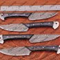 Damascus chef knives,Chef knife set,Kitchen knife set,Chef knives set damascus,Damascus steel chef