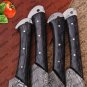 Damascus chef knives,Chef knife set,Kitchen knife set,Chef knives set damascus,Damascus steel chef