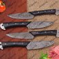 Damascus chef knives,Chef knife set,Kitchen knife set,Chef knives set damascus,Damascus steel chef