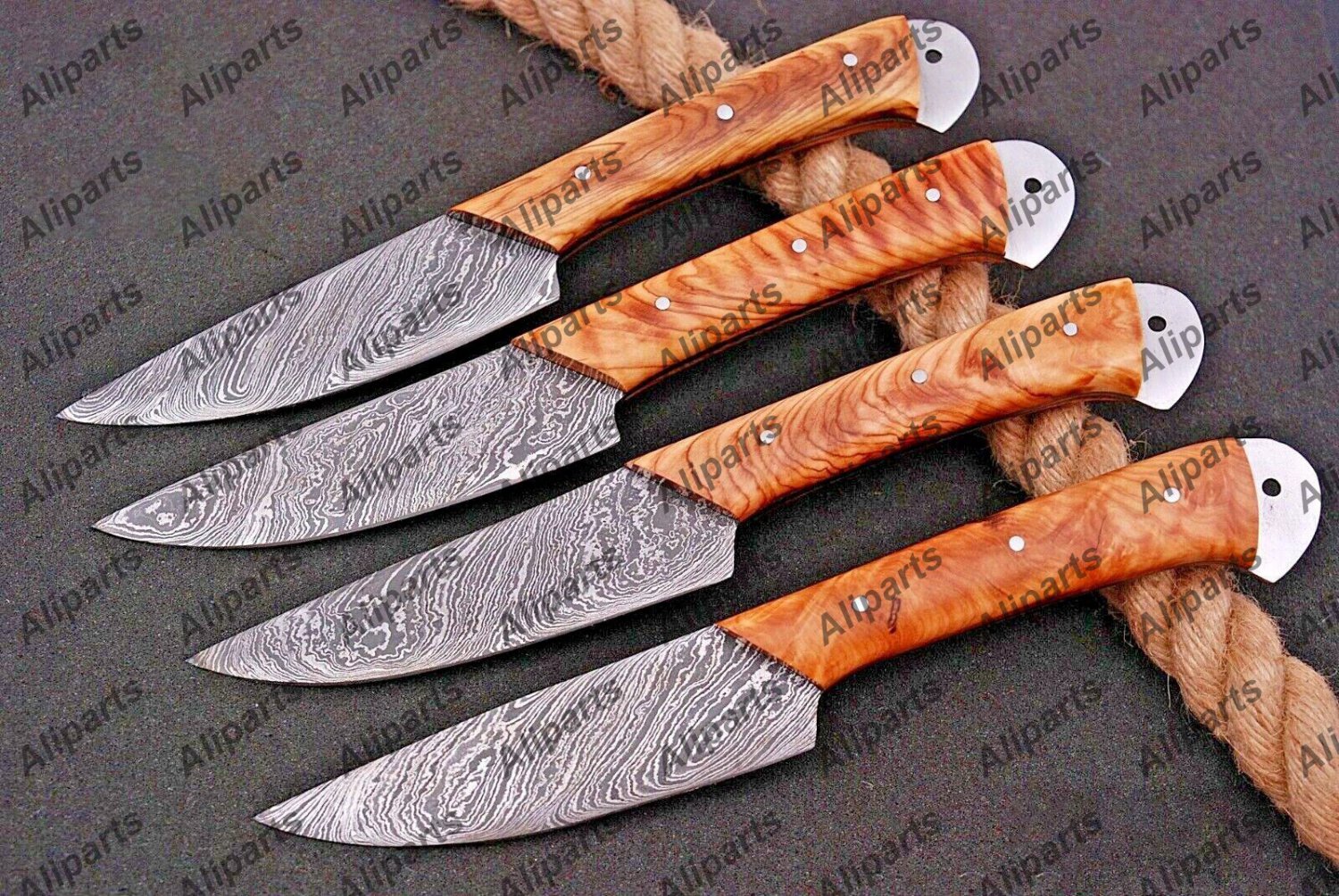 Damascus chef knives,Chef knife set,Kitchen knife set,Chef knives set damascus,Damascus steel chef