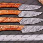 Damascus chef knives,Chef knife set,Kitchen knife set,Chef knives set damascus,Damascus steel chef