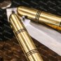 High Carbon Steel Folding Butterfly Knives Brass World Class Knives with Leather Sheath