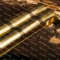 High Carbon Steel Folding Butterfly Knives Brass World Class Knives with Leather Sheath