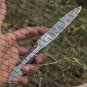 8" Handmade Dark Wood Handle Folding Pocket Knife With Engraved Frame Work With Leather Sheath