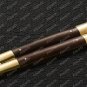 Personalized Handmade High Carbon Steel Folding Butterfly Brass with Rose Wood Inserts With Sheath