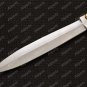 Personalized Handmade High Carbon Steel Folding Butterfly Brass with Ebony Wood Inserts with Sheath