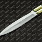 Personalized Custom High Carbon Steel Folding Butterfly Razor Sharp Knife with Rose Wood with Sheath