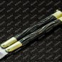 Personalized Custom High Carbon Steel Folding Butterfly Razor Sharp Knife with Rose Wood with Sheath