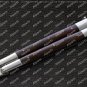 Handmade D2 Tool Steel Folding Butterfly Stainless Steel High Grains Rose Wood Inserts with Sheath