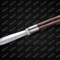 Handmade D2 Tool Steel Folding Butterfly Stainless Steel Walnut Burl Wood Inserts with Sheath