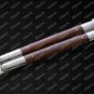 Handmade D2 Tool Steel Folding Butterfly Stainless Steel Walnut Burl Wood Inserts with Sheath
