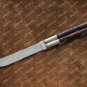 Handmade D2 Tool Steel Folding Butterfly Stainless Steel Walnut Burl Wood Inserts with Sheath