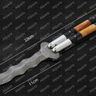 Personalized Custom High Carbon Steel Folding Butterfly Brass with Stainless Steel with Bone+sheath