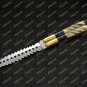 Personalized D2 tool steel Folding butterfly Stainless Steel brass with bone rose wood Insert+Sheath