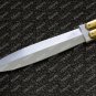 Personalized D2 Tool Steel Folding Butterfly Stainless Steel Bone Inserts Knives with Leather Sheath
