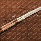 High Carbon Steel Folding Butterfly Stainless Steel with Walnut Burl Wood Inserts + Leather Sheath