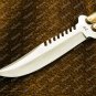Personalized D2 Tool Steel Folding Butterfly Stainless Steel Brass with Philippine Deer Horn Inserts