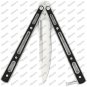 Personalized Custom Handmade Heavy Duty Folding Butterfly Stainless Steel with Leather Sheath