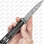 Personalized Custom Handmade Heavy Duty Folding Butterfly Stainless Steel with Leather Sheath