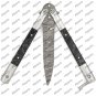 Personalized Custom Handmade Heavy Duty Folding Butterfly Knives Stainless Steel with Leather Sheath